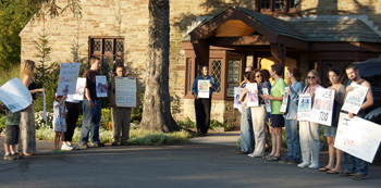 Protesters